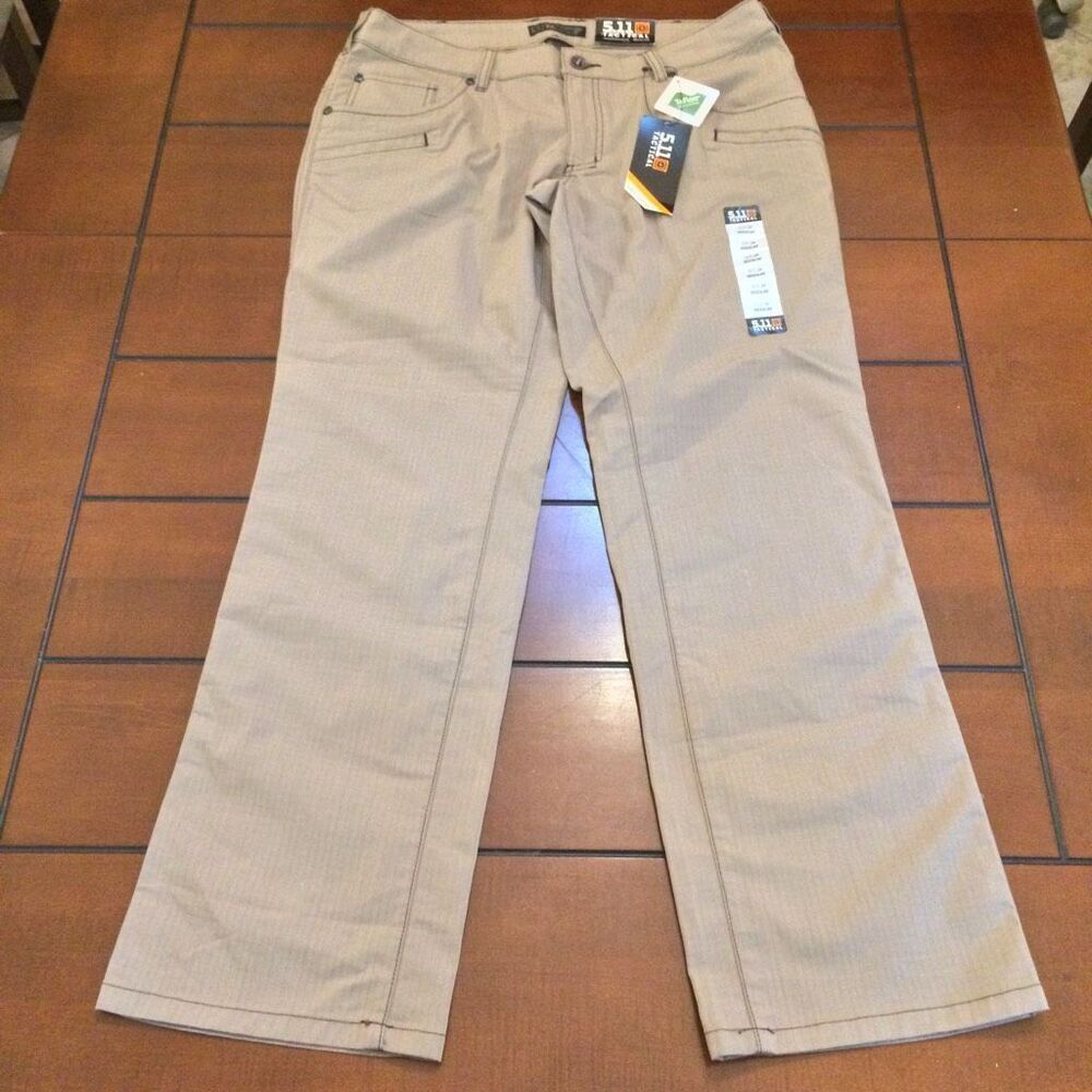 NWT 5.11 Tactical khaki cirrus pant size 14 stone